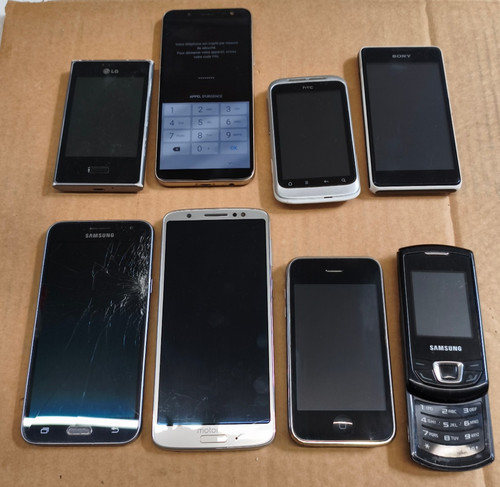 Lot telephones - de,